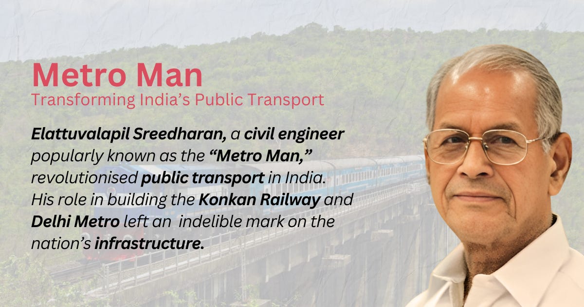 Elattuvalapil Sreedharan: Transforming India's Public Transport - Utkal Academy Education Consultant Elattuvalapil Sreedharan: Transforming India's Public Transport - Utkal Academy Education Consultant