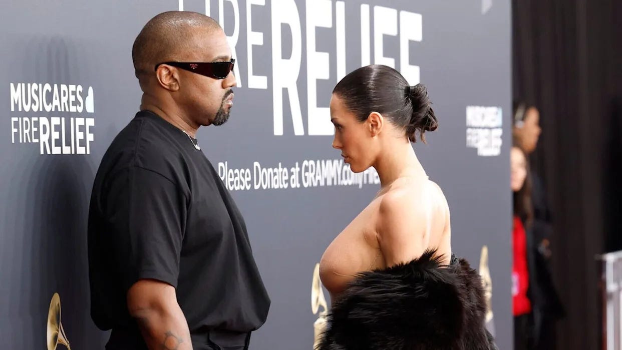Kanye West gets transparent about his love for wife Bianca Censori's Grammy  look