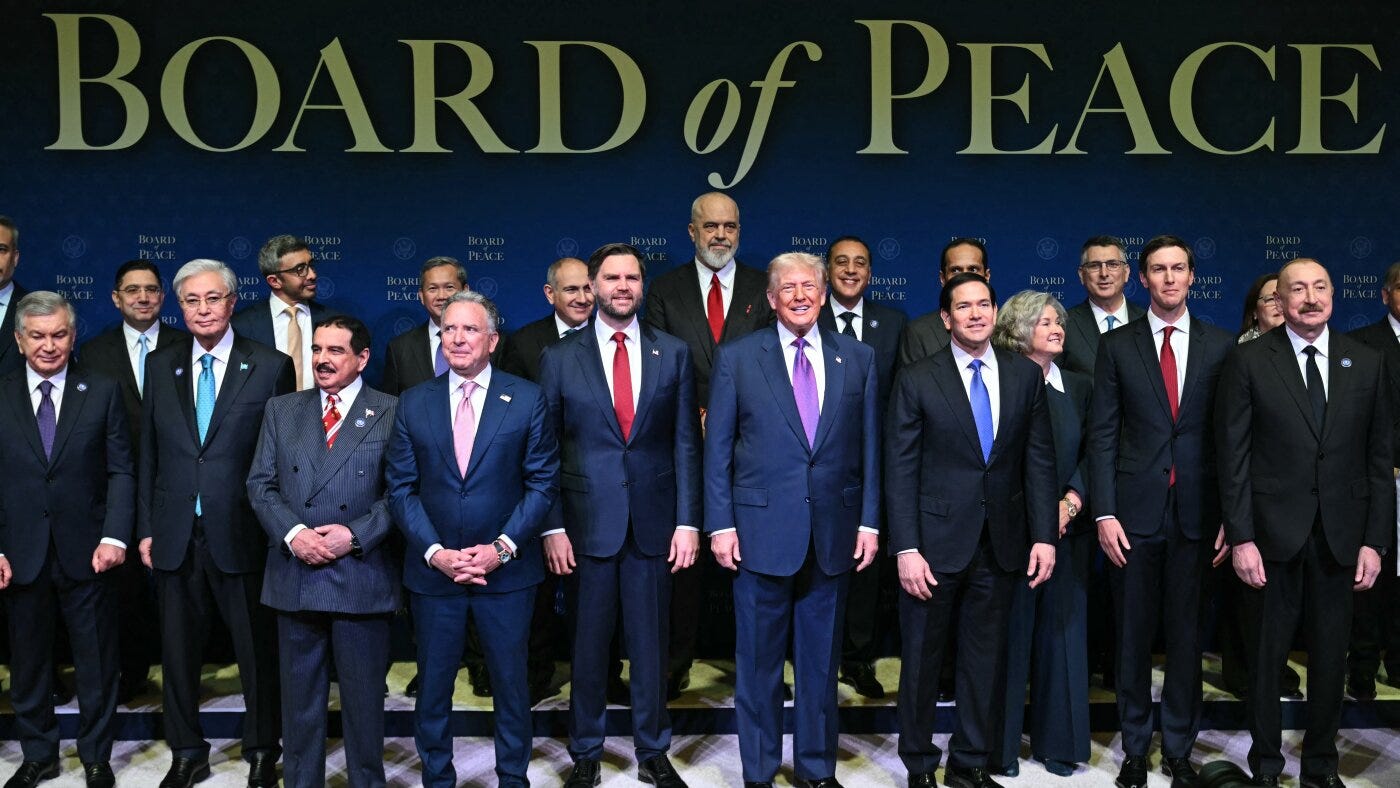 Trump gathers Board of Peace for first meeting, with some U.S. allies wary  : NPR