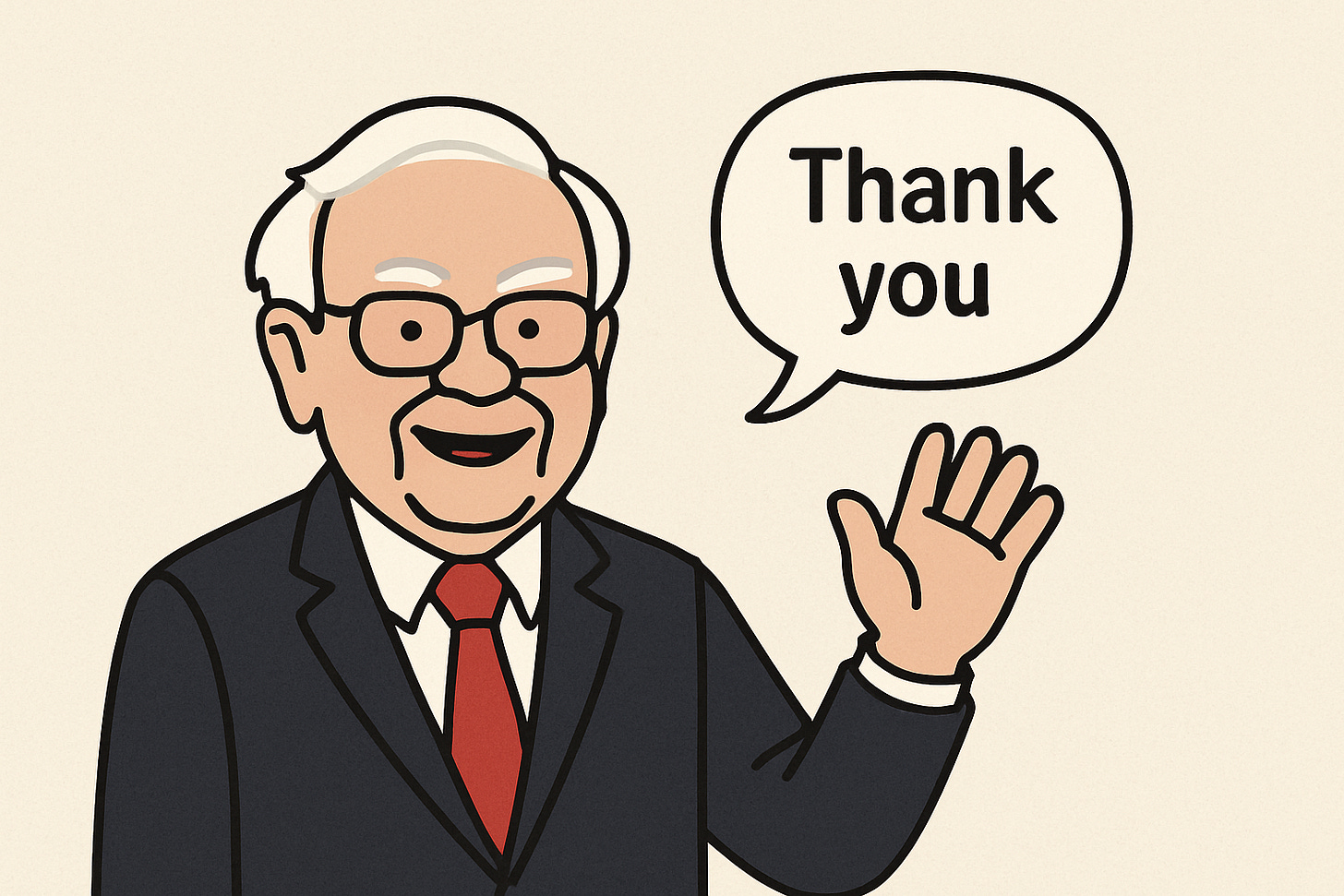 Warren Buffett's Gratitude Wave