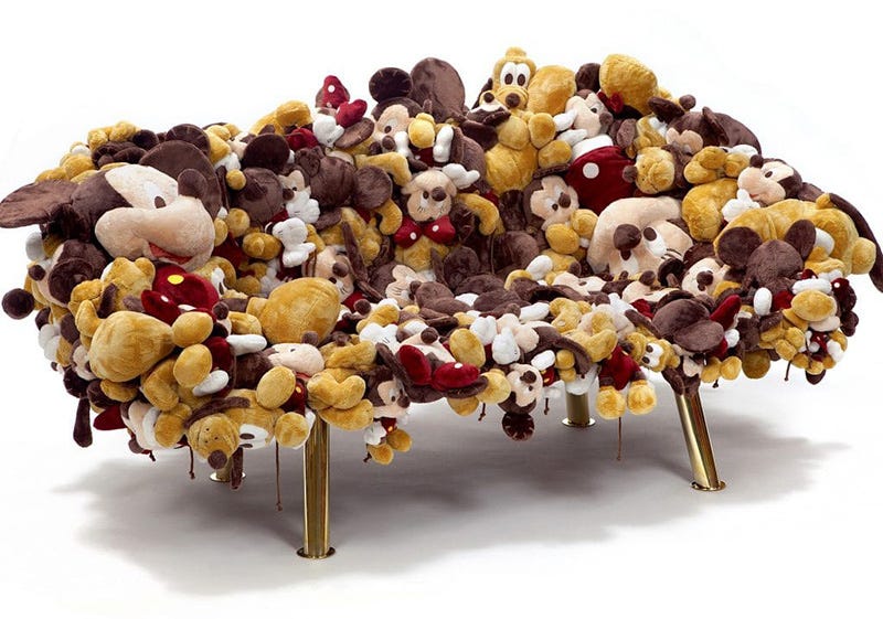 Campana Brothers, Disney Sofa 2009. Plush toys