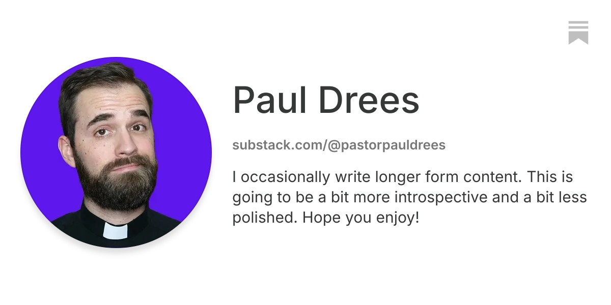 Paul Drees | Substack