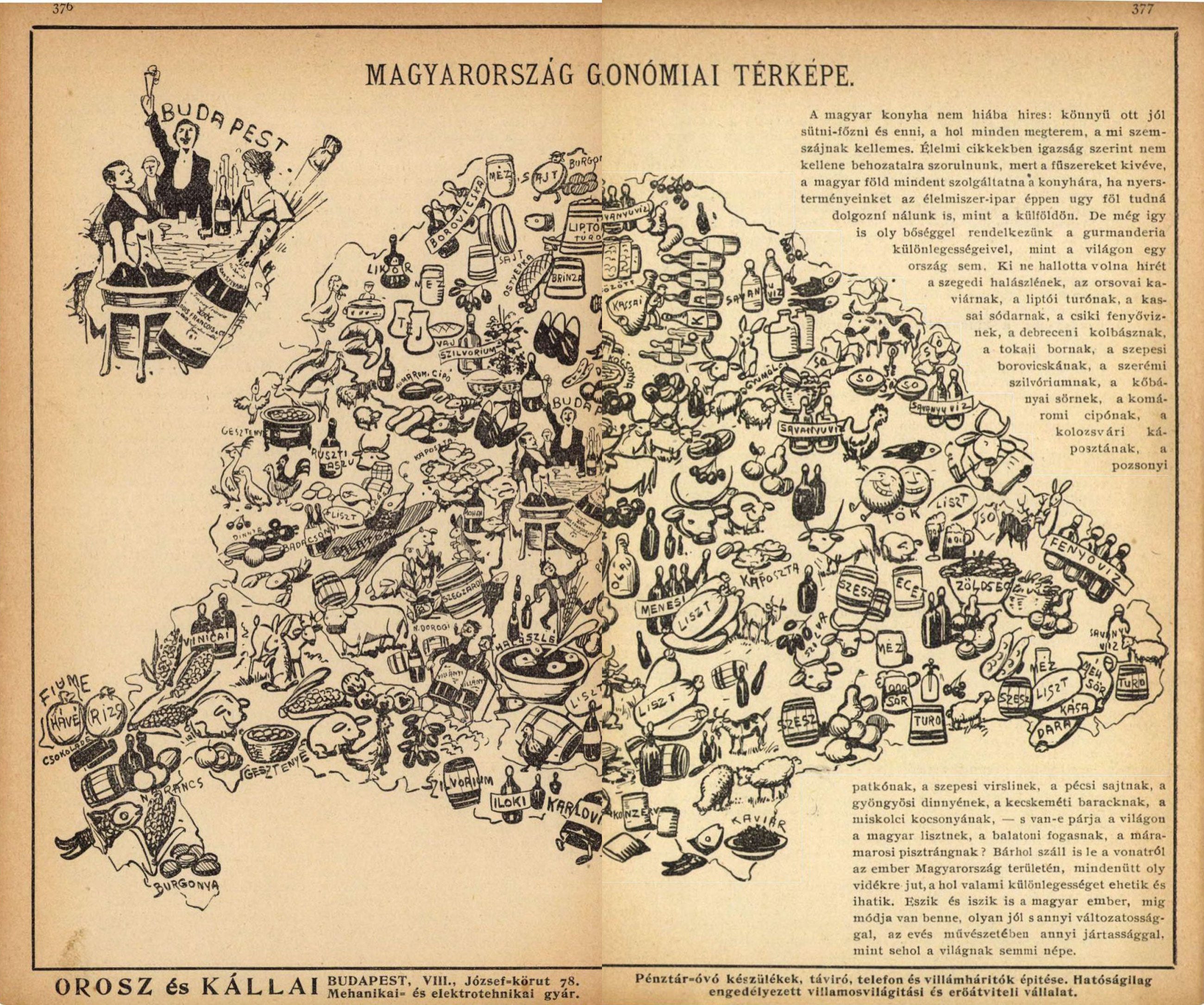 An infographic yearbook from the early 20th century