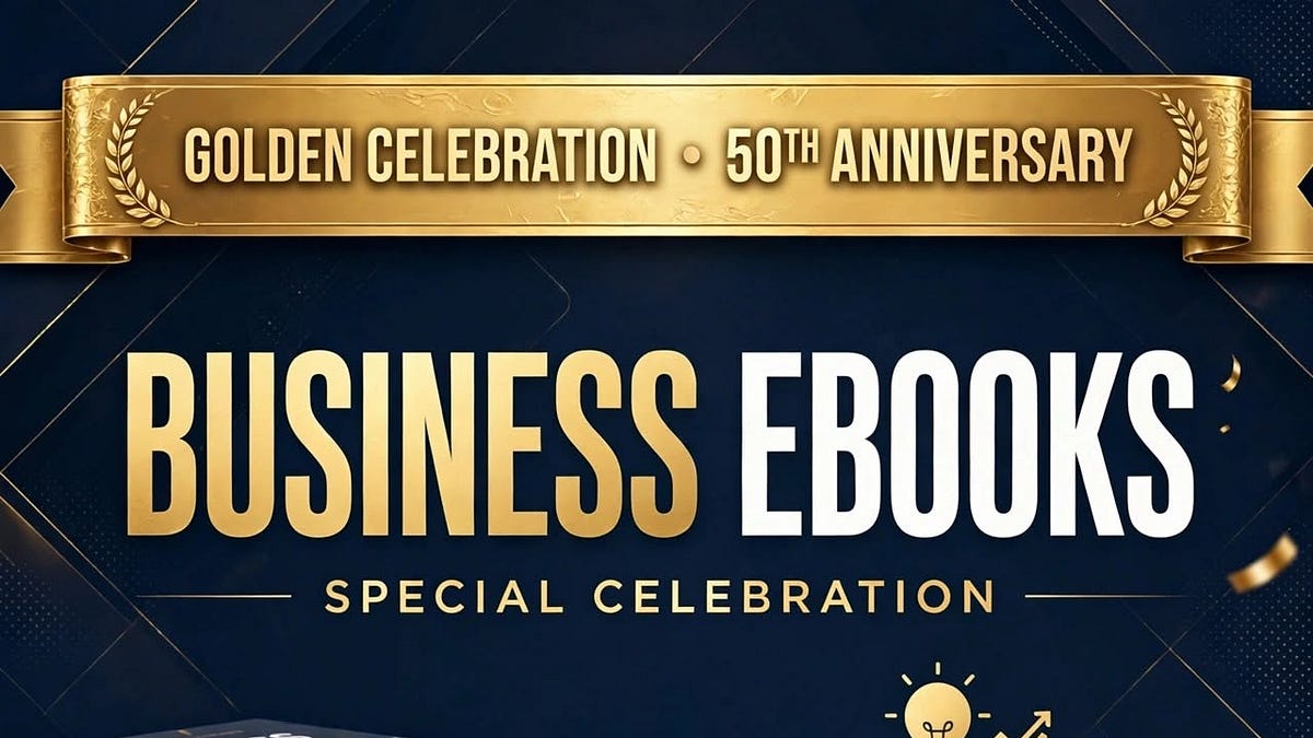 CELEBRATING 50 YEARS IN BUSINESS - MY CONTRIBUTION TO LIFELONG LEARNING.