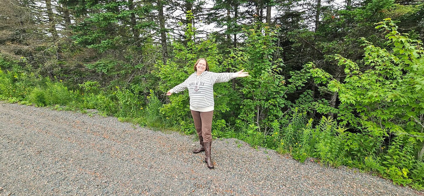 May be an image of yoga and grass