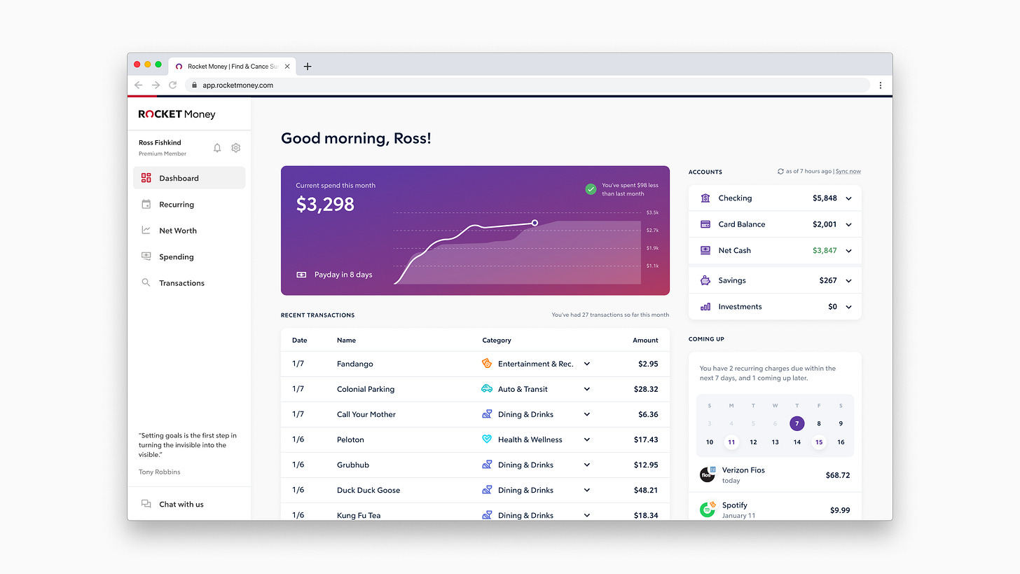 Rocket Money - Product Information, Latest Updates, and Reviews 2023 |  Product Hunt