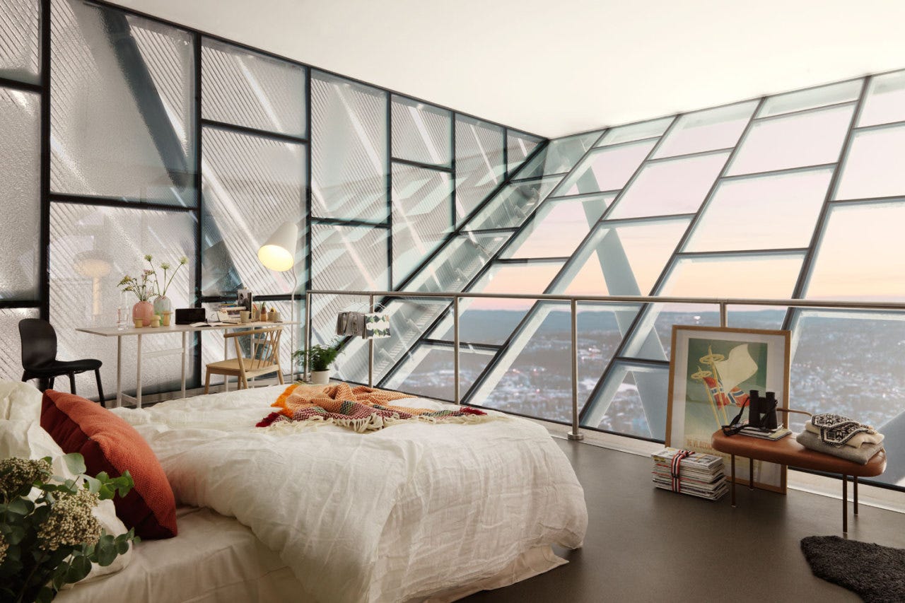 Bedroom on top of the Holmenkollbakken in Oslo (Wow!!)
You can win a stay here, for more info see this post (including more pictures!)
Follow Gravity Home: Blog - Instagram - Pinterest - Bloglovin - Facebook Bedroom on top of the Holmenkollbakken in Oslo (Wow!!)
You can win a stay here, for more info see this post (including more pictures!)
Follow Gravity Home: Blog - Instagram - Pinterest - Bloglovin - Facebook