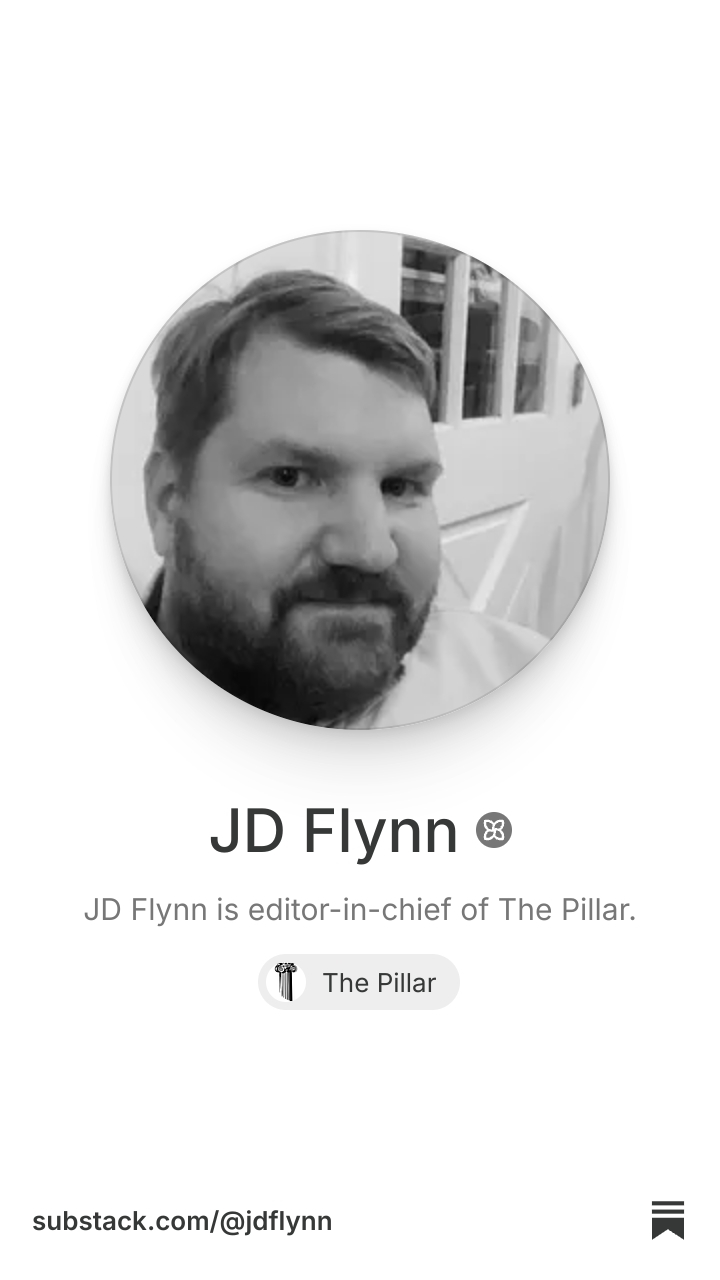 JD Flynn | Substack