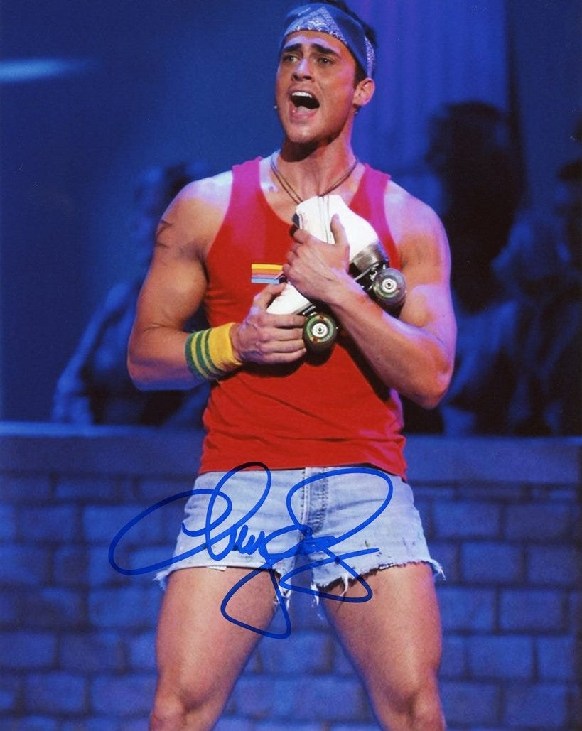 CHEYENNE JACKSON - Xanadu AUTOGRAPH Signed 8x10 Photo CHEYENNE JACKSON - Xanadu AUTOGRAPH Signed 8x10 Photo