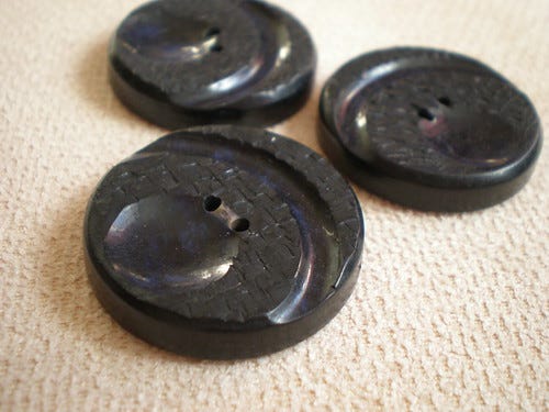 Dark Blue Vintage Buttons Dark Blue Vintage Buttons