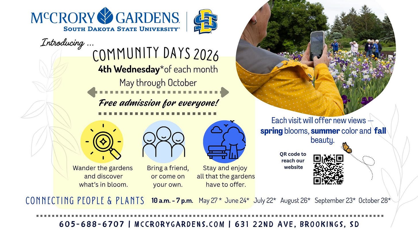 McCrory Gardens Community Days McCrory Gardens Community Days