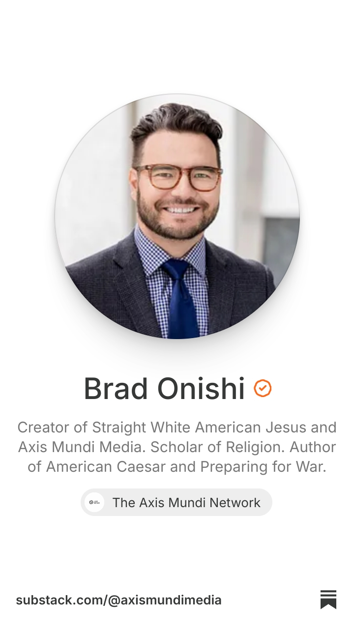 Brad Onishi | Substack
