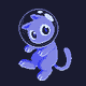 Lonely Blue Pixel