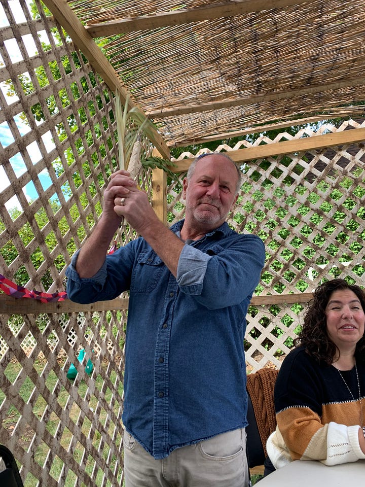 Images of people in sukkot
