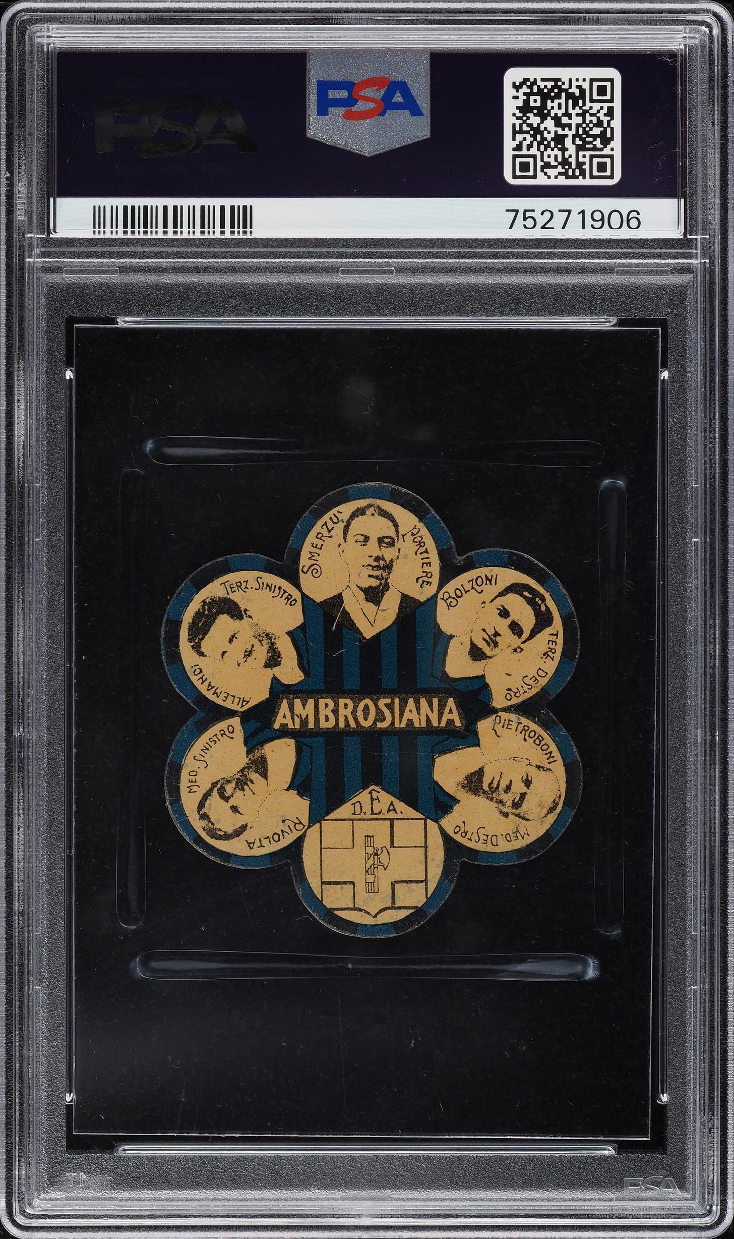 1931 D.E.a. La Giostra Dei Foot-Ballers Metallici Ambrosiana PSA 2 GD - Back