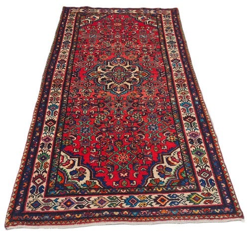 Amazing Hand Knotted Vintage Tribal Hamidoun Wool Area Rug 7 x 4 Ft - Picture 1 of 8 Amazing Hand Knotted Vintage Tribal Hamidoun Wool Area Rug 7 x 4 Ft - Picture 1 of 8