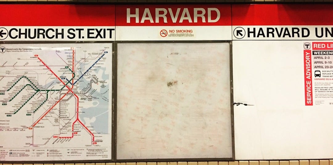 Harvard signage