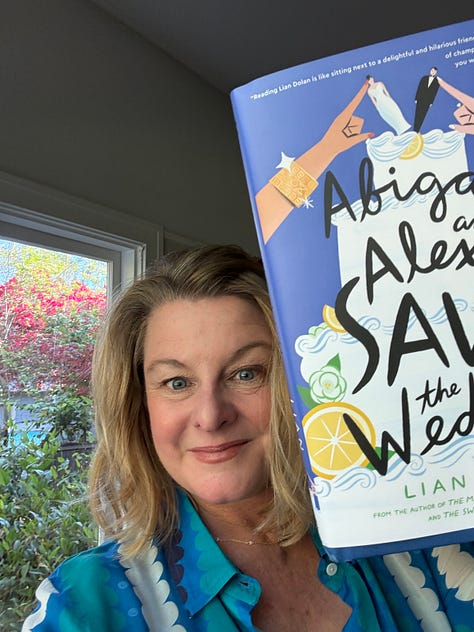 Lian Dolan on book tour with Abigail and Alexa Save the Wedding 