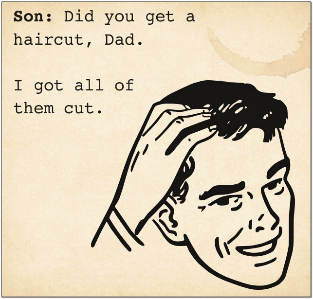 cringe dad jokes