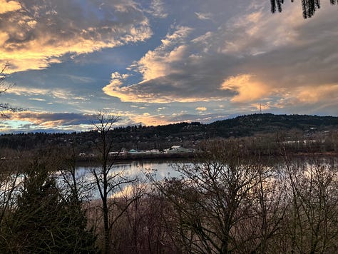 Sunsets of the lake, ocean, and Oregon