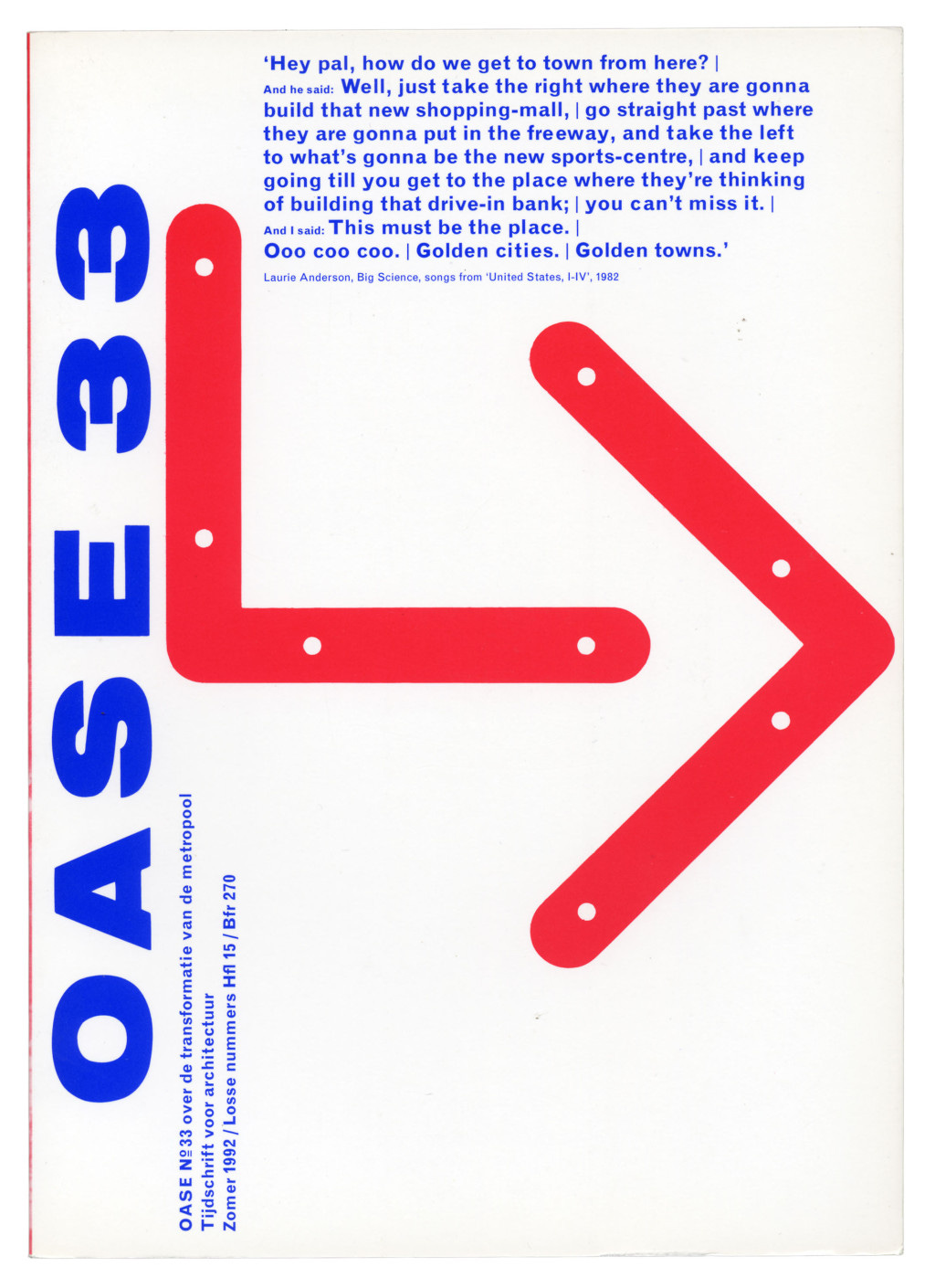 קרדיט: Cover of OASE Magazine