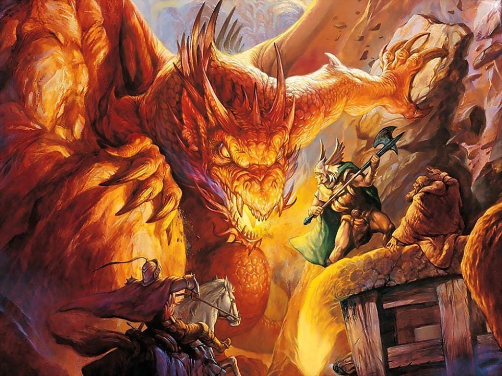 Dungeons And Dragons Retro Art Wallpapers - Wallpaper Cave