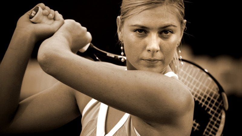 maria sharapova not letting tennis suspension stop her maria sharapova not letting tennis suspension stop her