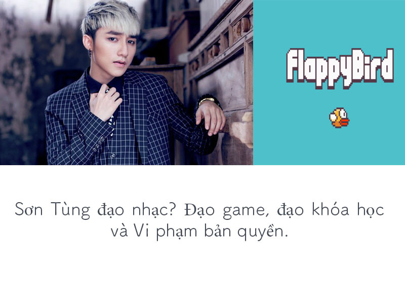 Sơn Tùng đạo nhạc? Đạo game, đạo khóa học và Vi phạm bản quyền. Sơn Tùng đạo nhạc? Đạo game, đạo khóa học và Vi phạm bản quyền.