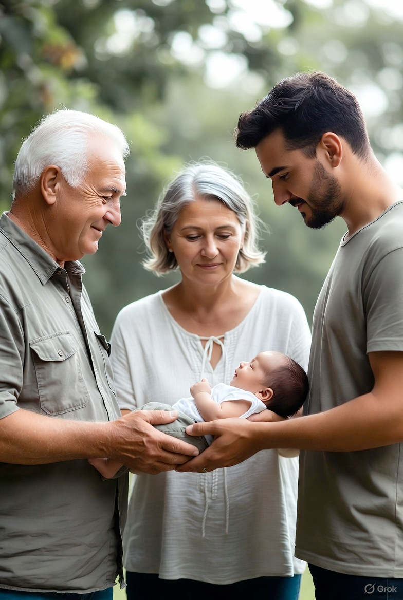 A person and person holding a baby

AI-generated content may be incorrect.