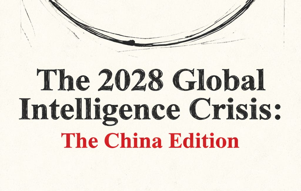 THE 2028 CHINESE INTELLIGENCE CRISIS