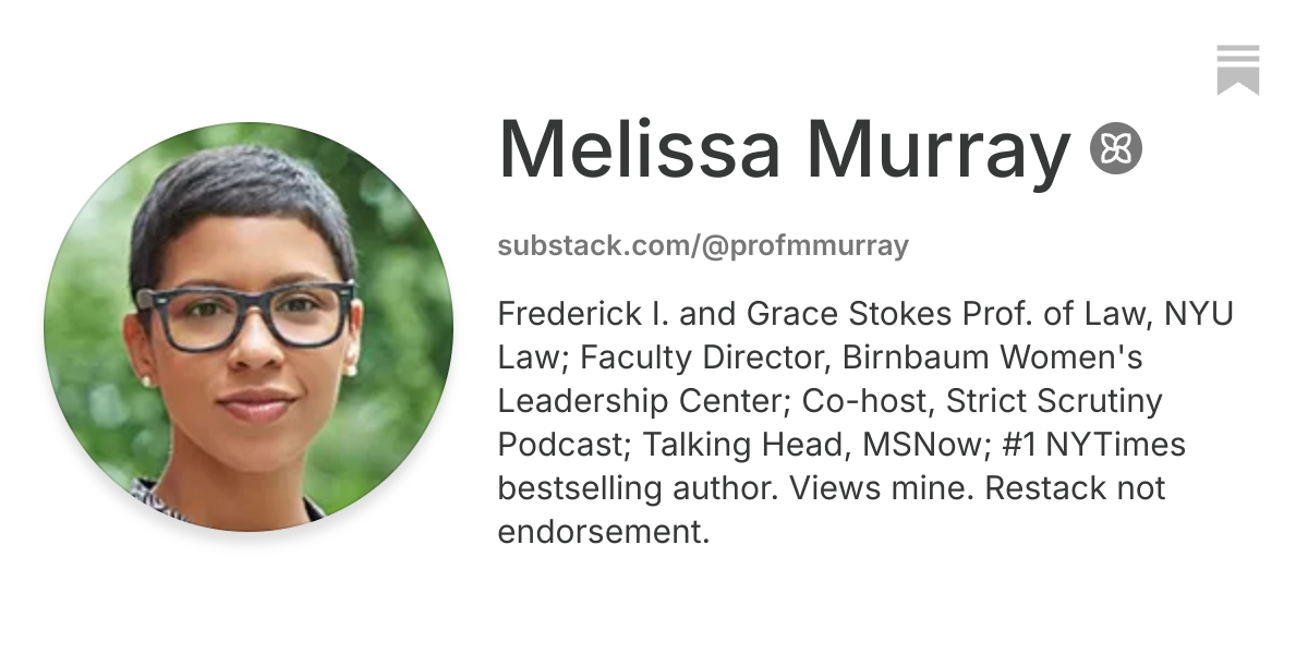 Melissa Murray | Substack