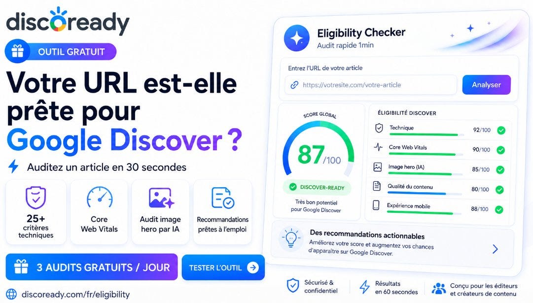 l’Eligibility Checker de DiscoReady l’Eligibility Checker de DiscoReady