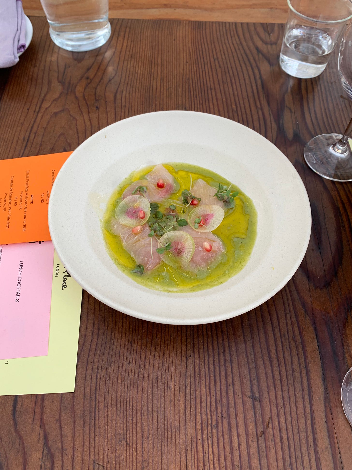 Rory's Place passion fruit aguachile