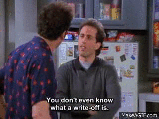 Seinfeld Write Off on Make a GIF Seinfeld Write Off on Make a GIF