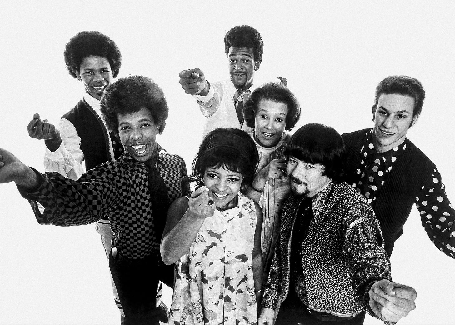 Publicity photo of Sly and the Family Stone Publicity photo of Sly and the Family Stone