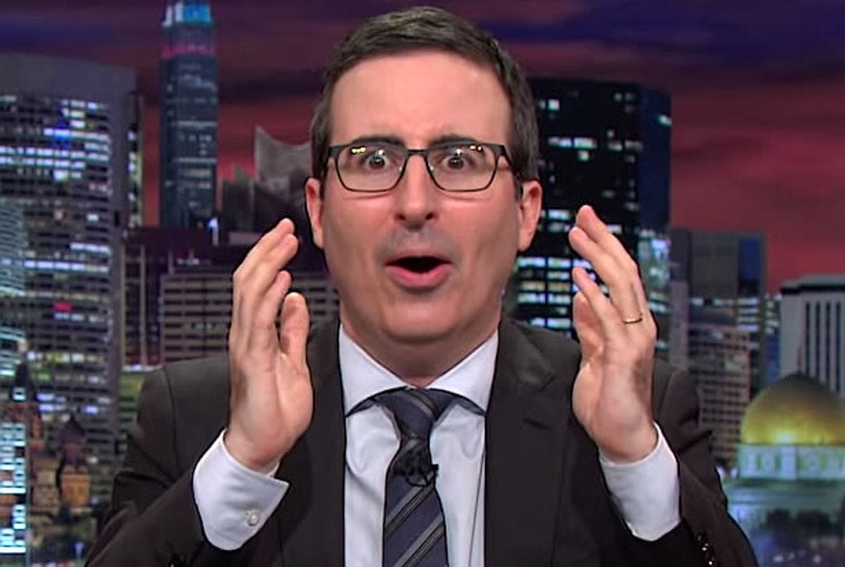 John Oliver: If you're forced to rely on "hideously broken" public defender  system, "you're f*cked" | Salon.com