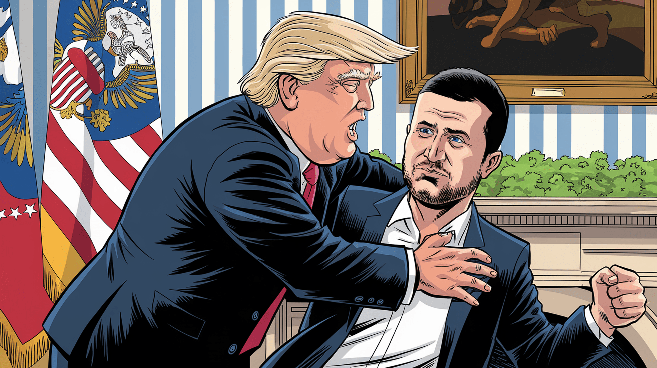 Trump tackles Zelenskyy in the White House Trump tackles Zelenskyy in the White House