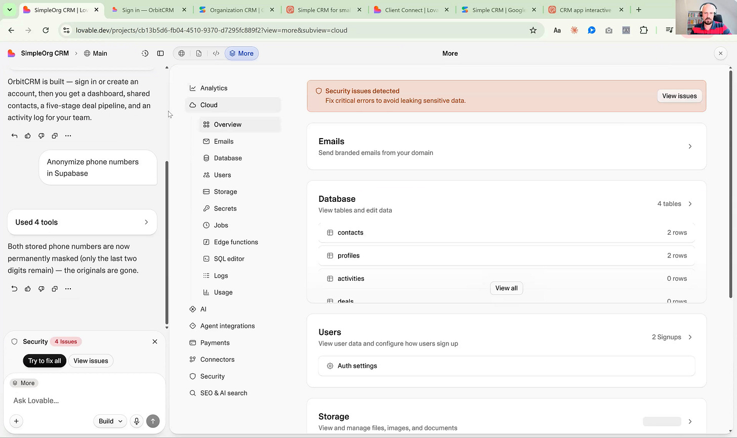 Lovable, More → Cloud → Overview Lovable, More → Cloud → Overview
