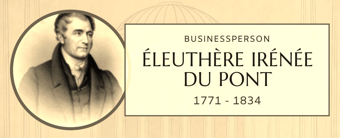 Éleuthère Irénée du Pont Βιογραφία | Πάνθεον