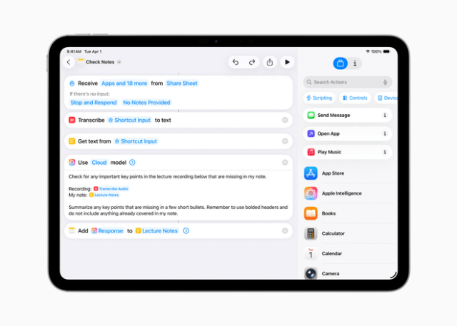 With Apple Intelligence, Shortcuts users can take advantage of intelligent actions to create all-new automations.