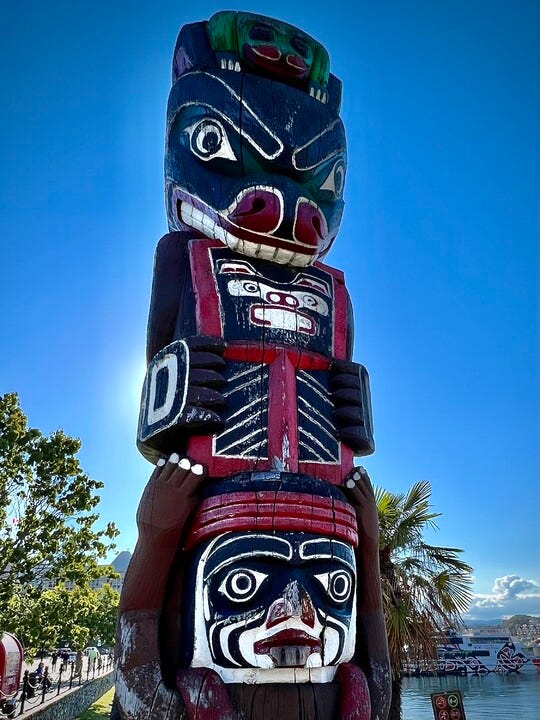 © B. Kim Barnes                                                                                                                                     Pole in Victoria, B.C.