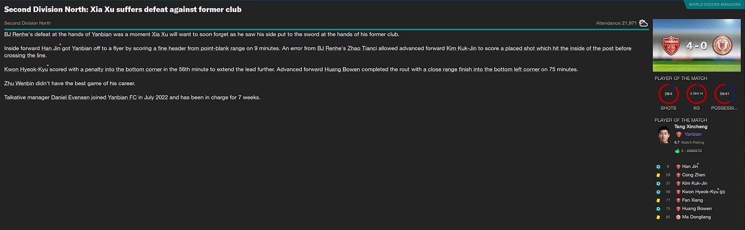 Football Manager 2023 Match Review Football Manager 2023 Match Review