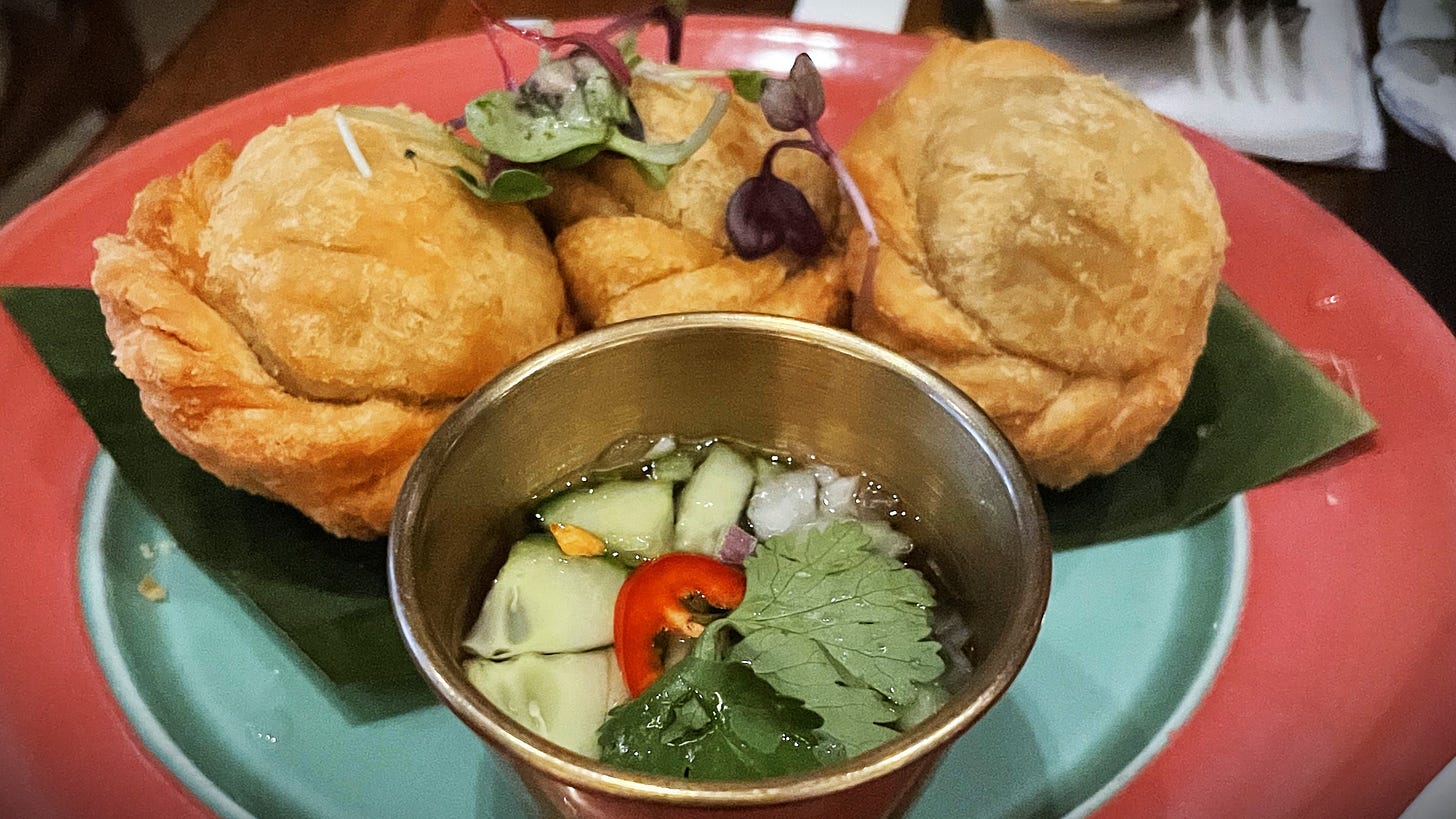 Curry Puffs at Mitr Thai in New York City