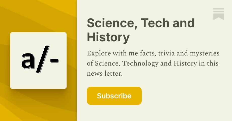 Science, Tech and History | Amit Tomar | Substack
