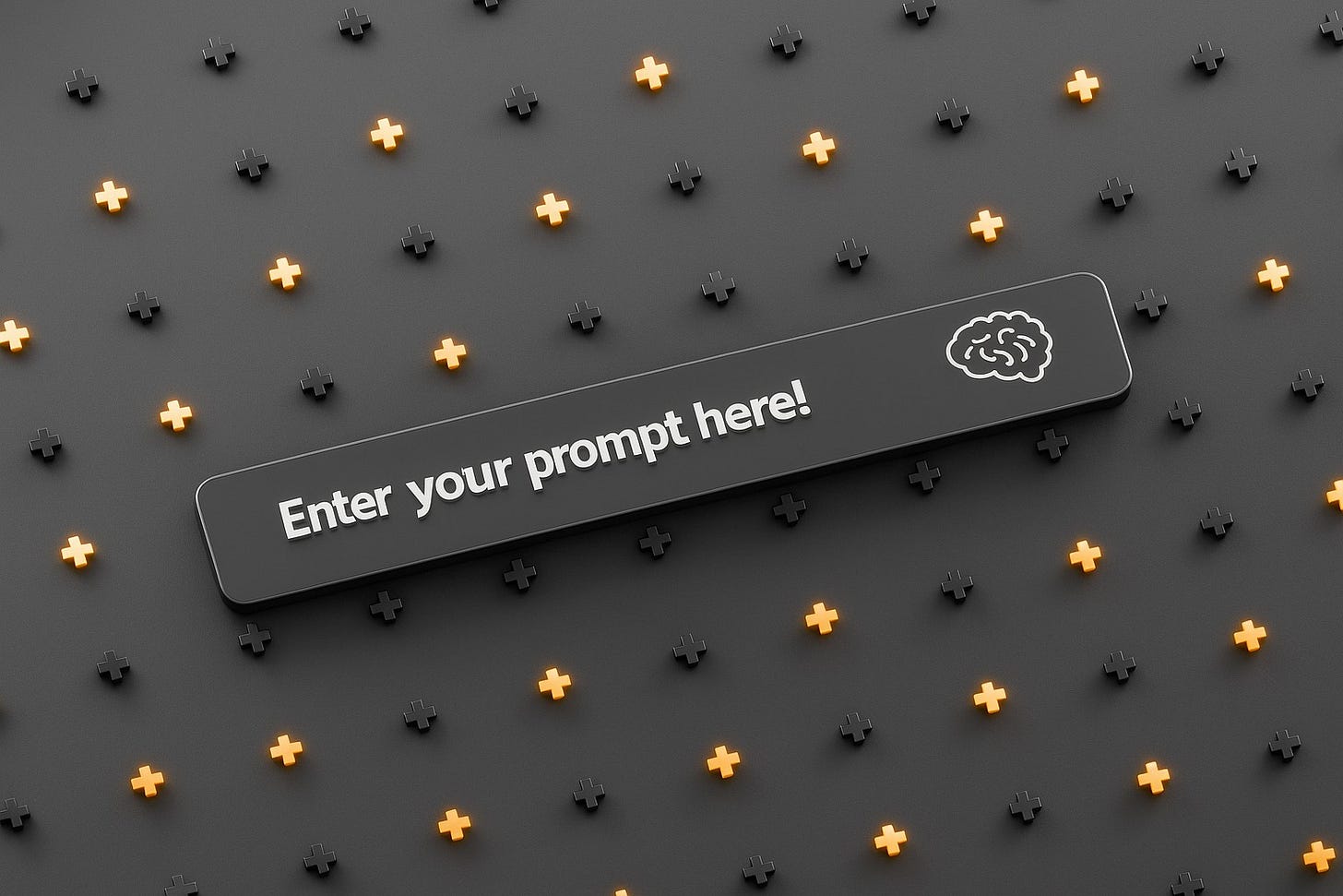 可能是顯示的文字是「宮 here! herel Enter your prompt 」的圖像