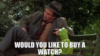 YARN | Would you like to buy a watch? | The Great Muppet Caper (1981) |  Video clips by quotes | 110a9f72 | 紗