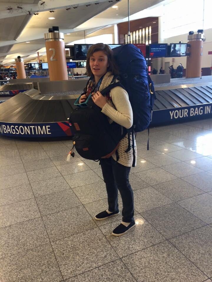 Me and all my baggage.