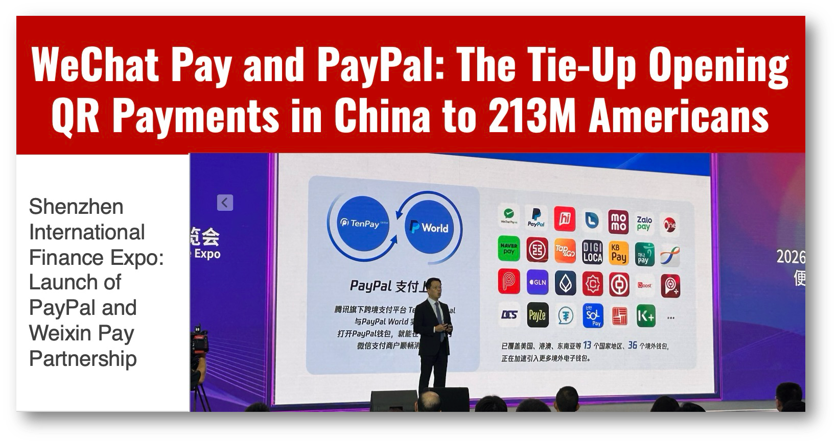 BREAKING: WeChat Pay and PayPal: The Tie-Up Opening QR Payments in