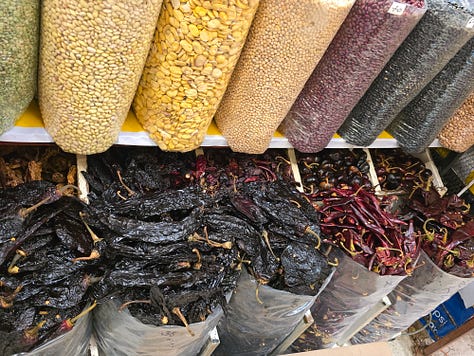 Food options, Mercado Medellín