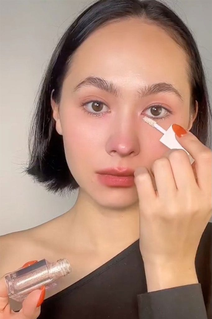 Why cry for real when you can achieve the look through makeup.